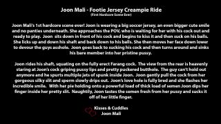 Amateur - Footie Jersey Creampie Ride - 1st Hardcore EVER!  *