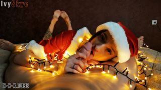  Christmas Sexy Santa Gives A Present Blowjob Footjob And Cum On Face   Ivy Skye  PornHub