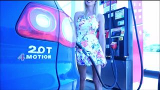 adult xxx clip 18  TianaLive in hollyhotwife – Gas Station Flashing, milf on milf porn