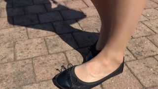Public feet – SWEATY STINKY NYLON FEET, dylan ryder femdom on public 