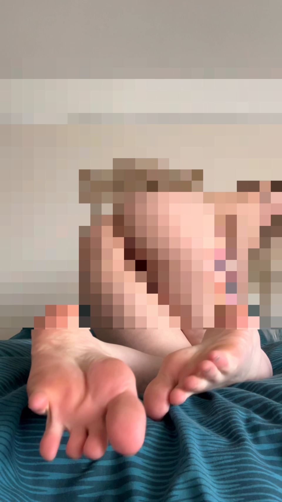 Censored Foot Fetish Video..