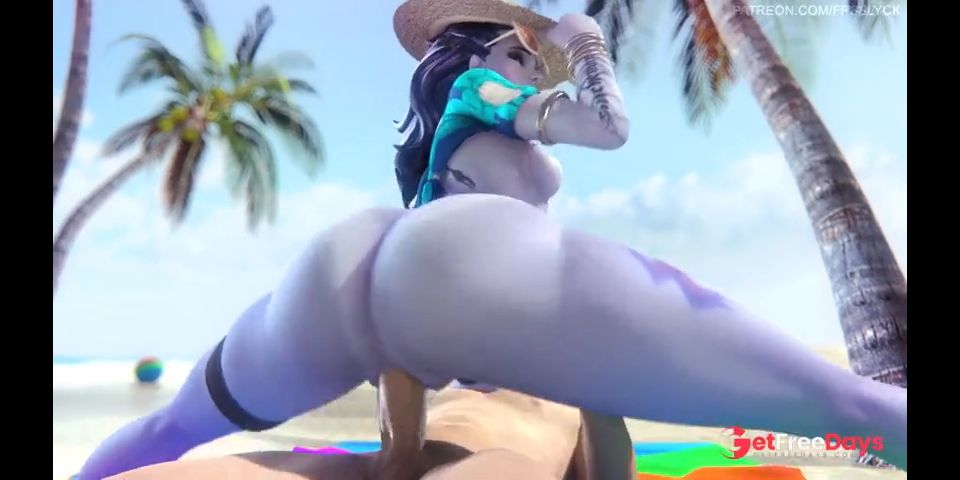 [GetFreeDays.com] Overwatch Widowmaker big ass, beach sex - Fpsblyck Sex Video April 2023