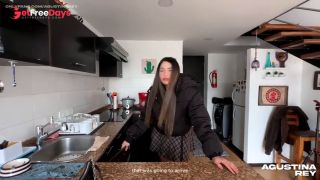 I Detonate My Big-ass Step-auntys Tight, Wet Asshole when She Visits Me in W...