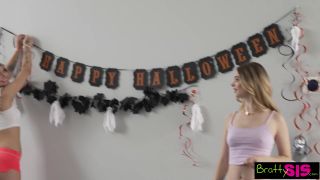 BrattySis Molly Little & Mia Kay Jump Stepbro'S Huge BONER