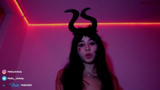 MollyKelt - Halloween witch of dicks got cum in mouth