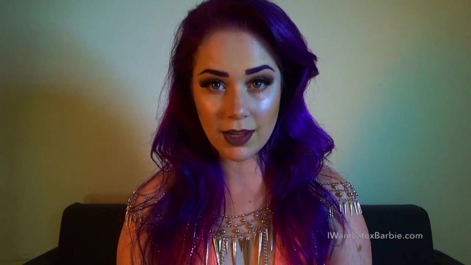 video 2 Latex Barbie - Float In Purple Waves Hypno - teasing - femdom porn female muscle fetish