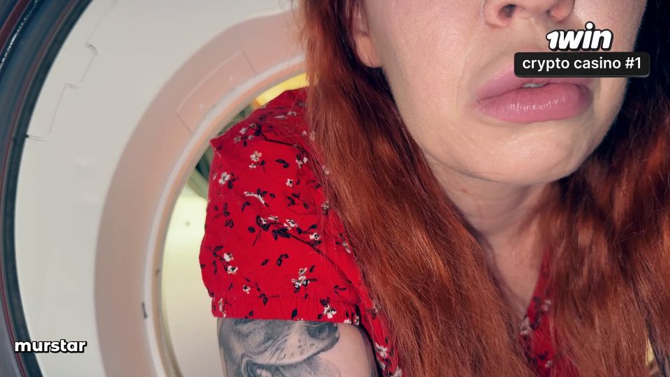 [K2S.CLUB] MURSTAR - Step Son Fucks Step Mom Stuck in Washer - Hot Creampie Finish - FullHD 1080P