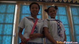 Sally and Nica two thai teen - 18 yo school girl