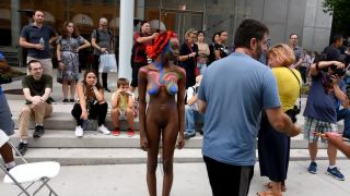 Bodypainting at the Whitney Museum - 2