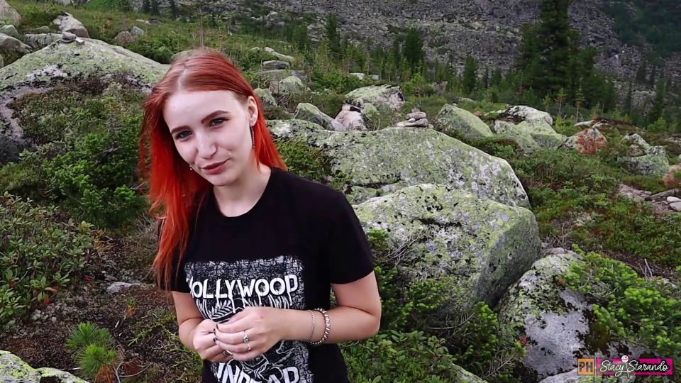 Sex And Blowjob In The Mountains With Beautiful Teen Girl  Stacy Staran