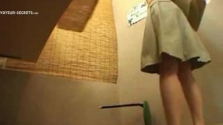 Asian girl caught dressing in a  cottage
