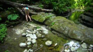 Veronika Charm - Sexy Surprise in Forest¡ two Guys found Stuck Girl and Fuck Her 