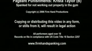 FirmHandSpanking SOLO Krista Taylor ktc b