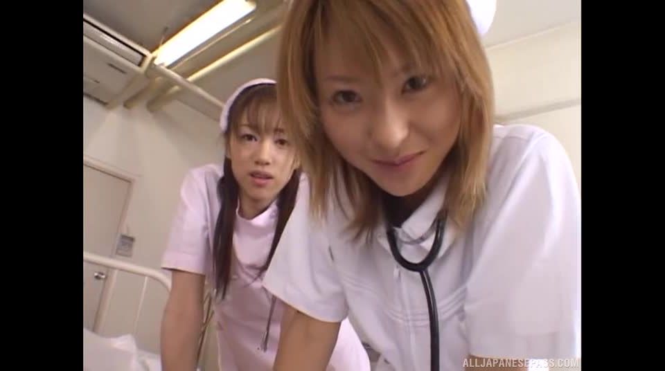 Awesome Women in nurse uniforms sharing dick in POV  Video Online Naho Ozawa  720