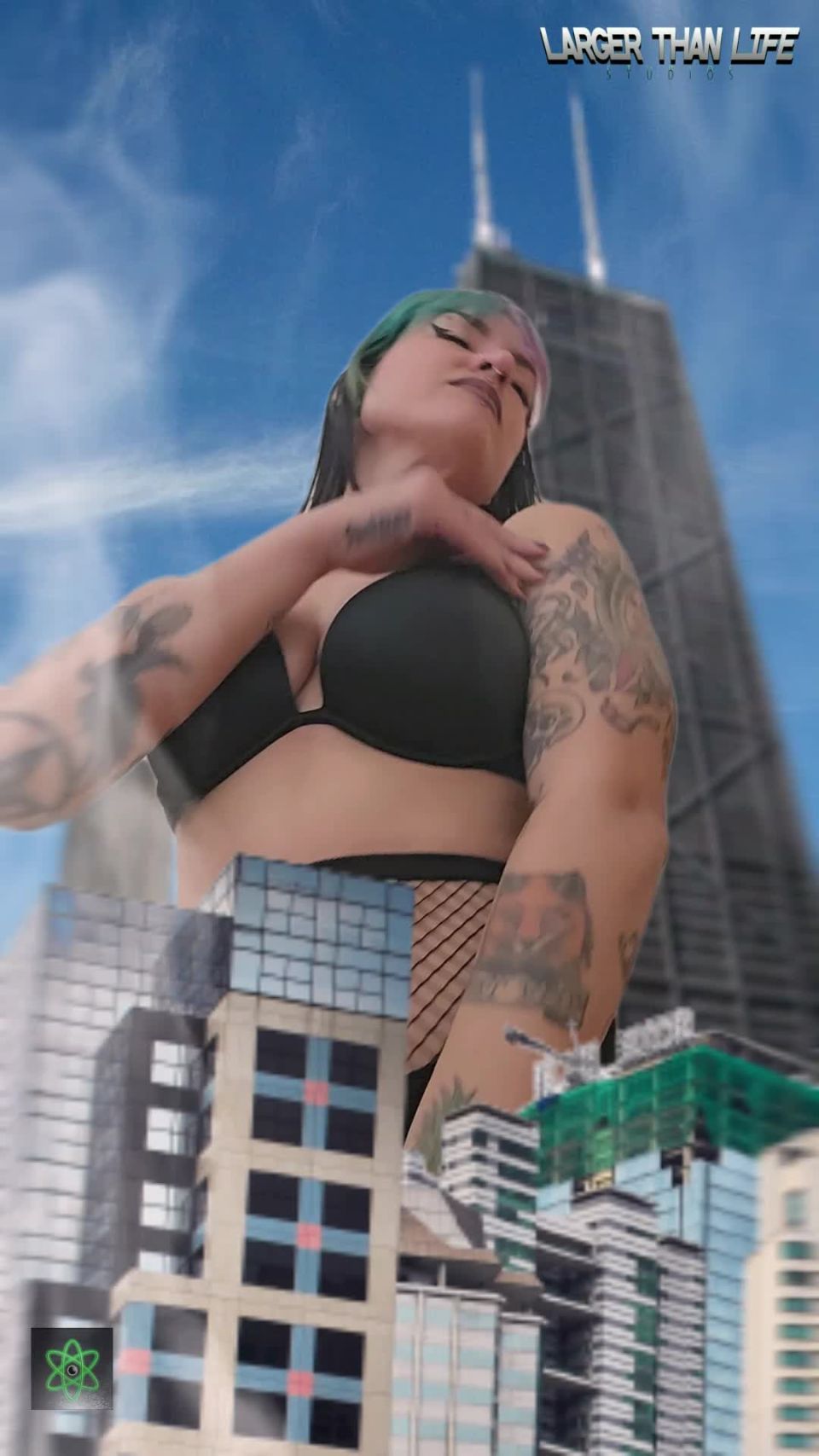 LTLGiantessClips - Titania Orion in Horny Step Sis Giantess Growth SFX - Growthfetish