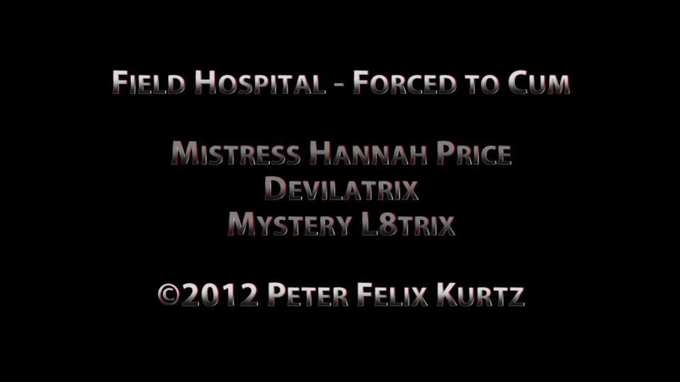 free porn clip 17 Latex Field Hospital – Forced To Cum | cumshot | fetish porn foot fetish treatment