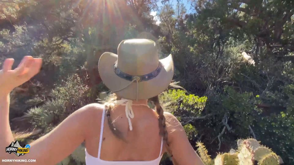 Ride Him Cowgirl Public Sex  Horny Hiking Ft Molly Pills  POV 4K