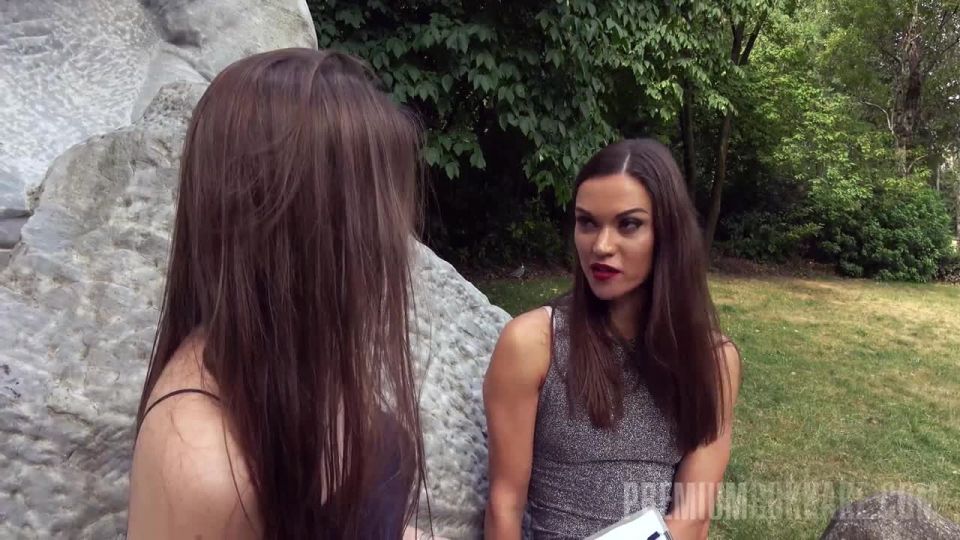 Alyssa Reece in interview before bukkake | alyssa reece | bukkake porn 