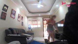 [GetFreeDays.com] Naughty wife receiving the delivery man without panties and bra, with English subtitles Sex Clip May 2023