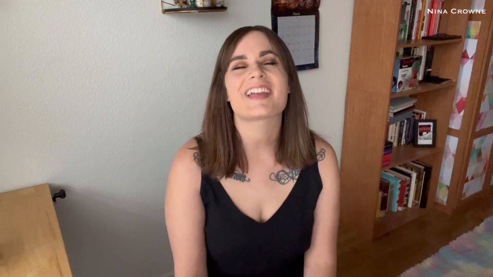 Eager Nina Crowne - unbending  Brunette.