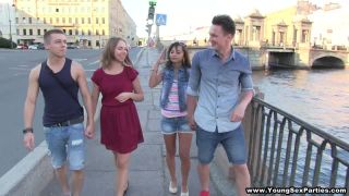Young Sex Parties - Lucy, Sveta — Double Date and Fucking - Amateur