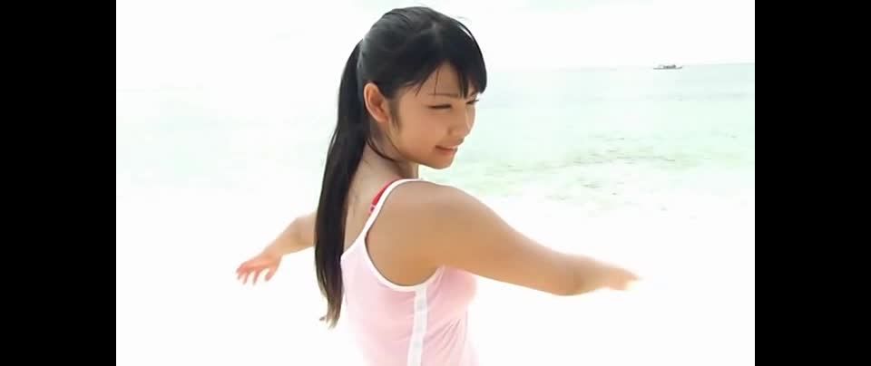 Lovely Asian teen poses in teasing photos outdoors Teen