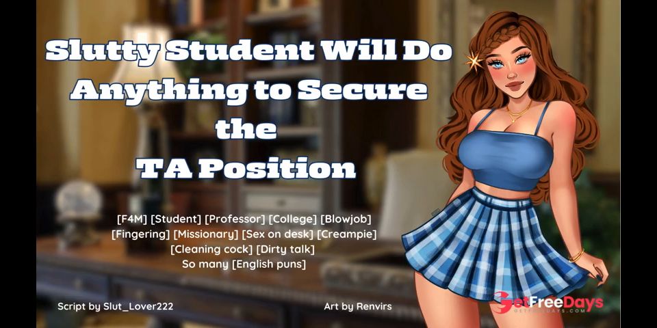 [GetFreeDays.com] Slutty Student Will Do Anything to Secure the TA Position Sex Stream October 2022