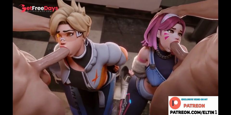 [GetFreeDays.com] Dva With Tracer Do Hard Gangbang Blowjob And Getting Cum in Mouth  Exclusive Overwatch Hentai 4k Porn Leak March 2023