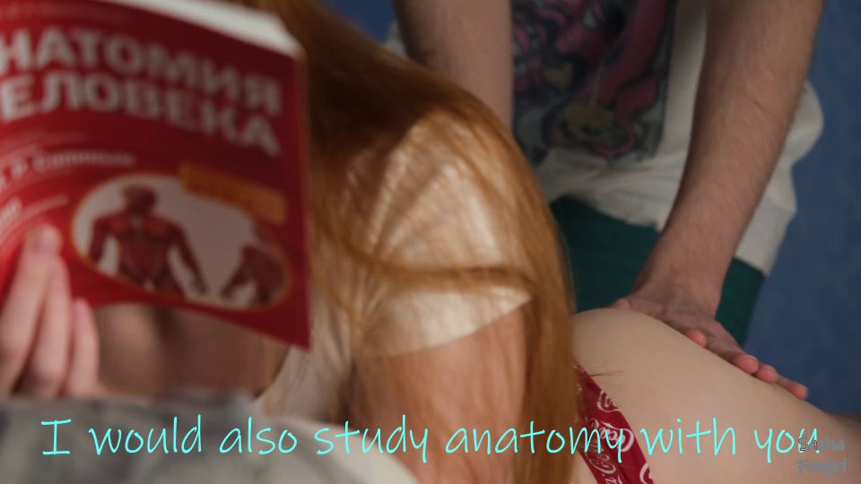 Learning Anatomy With A Redhead Schoolgirl From Russia