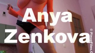 Anya Zenkova - Orange Fishnet - Part  1