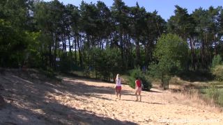 Sara and Ester fucking on public nude beach public 