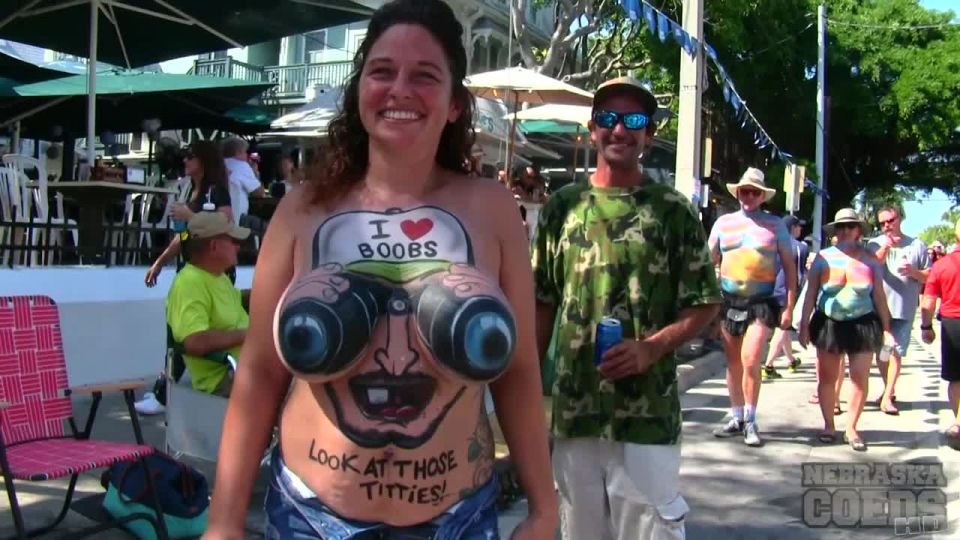 Last Day And Night Of Fantasy Fest 2018 From Key West Florida Hot Girls Naked In The Streets SmallTits!