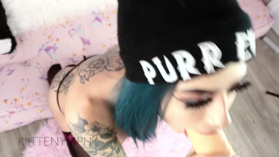 Many Vids – Kiittenymph – emo teen pussy stretching joi - Teenage