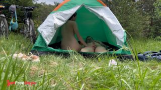 [GetFreeDays.com] Sex of a Real Couple in a Tent Camp. He Almost Cum Inside Me From Overstimulation Porn Video October 2022