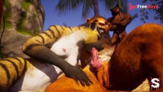 [GetFreeDays.com] Sexy furry babe gets fucked by everyone until she squirts in Wild Life sex Adult Clip November 2022