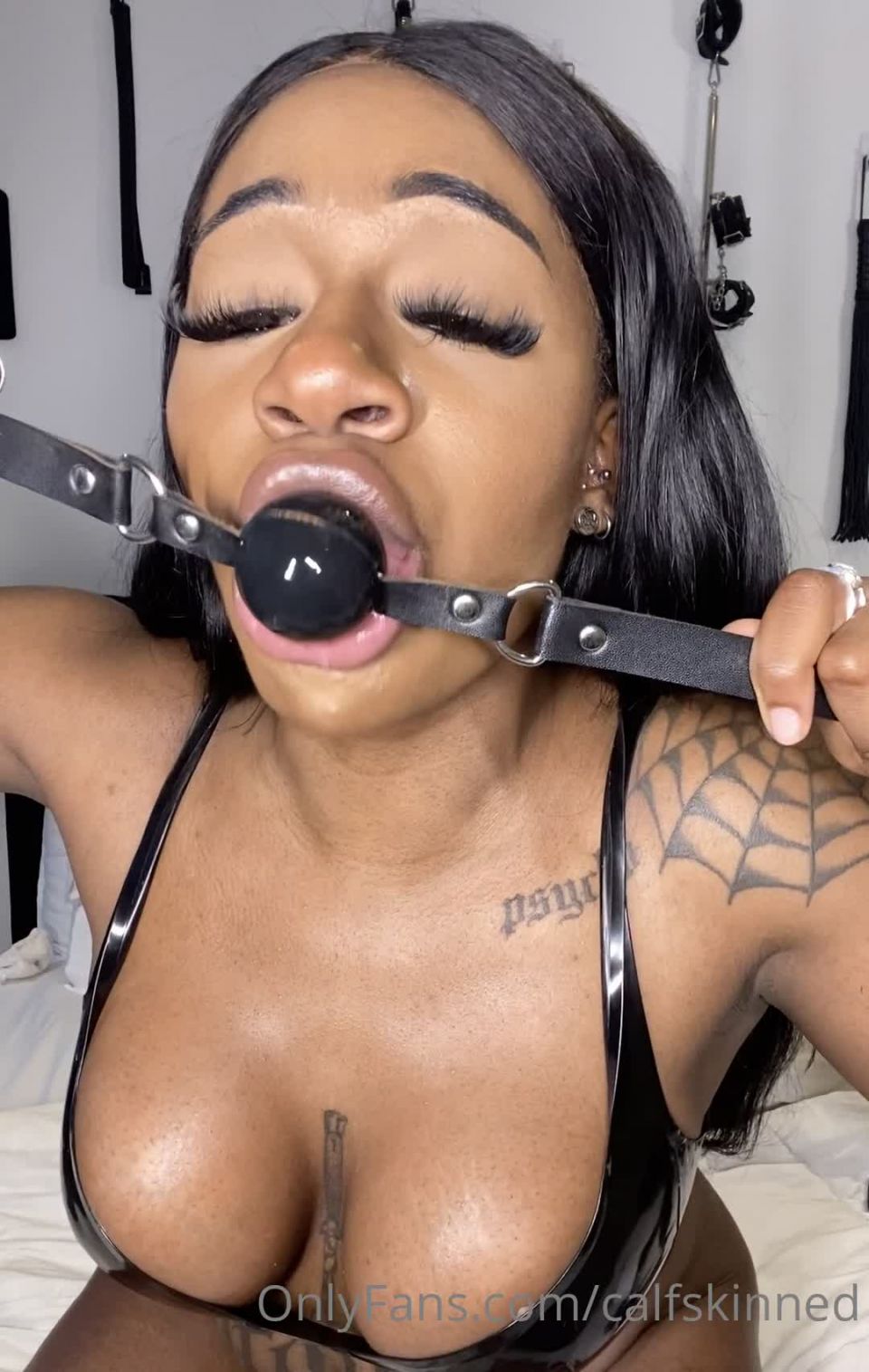 Goddess Armani - calfskinned () Calfskinned - who looks better gagged me or you 05-01-2021