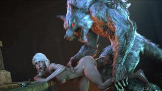 Ciri vs White Werewolf - *