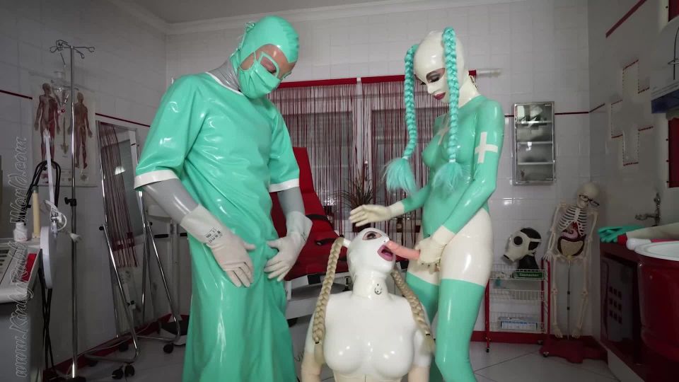 free video 6 Kinky Rubber World: Blowjobs for the Doctor and the Latexnurse - femdom - fetish porn fetish domina