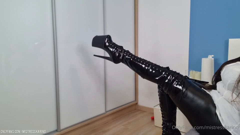 adult xxx clip 14 foot fetish blowjob MistressKarino - When My Slave Obeys All Week He Deserves A Reward He Fucked My Amazing Shoes - FullHD 1080p, fetish on feet porn