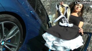 online adult clip 41 Cruel Girlfriend - Maid To Wash My Exs Car on femdom porn femdom lingerie