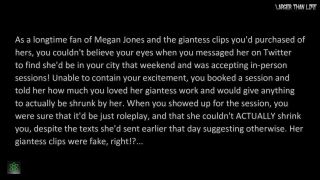 LTLGiantessClips - Megan Jones Shrinks You Down - Giantess POV SFX - Sfw