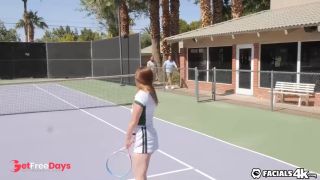 [GetFreeDays.com] Redhead Slut Lets Tennis Studs Team Up And Spray Her Face - Mazy Myers Adult Video March 2023