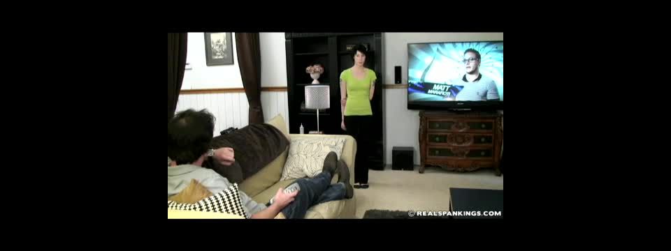 Lila Spanked OTK with Hand and Hairbrush (Part 1 of 2) Lila 480