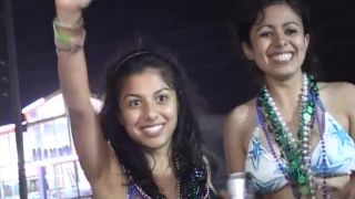 Sexy Latinas With Big Boobs Flash Their Sexy Tits And Strip In The Street GroupSex!
