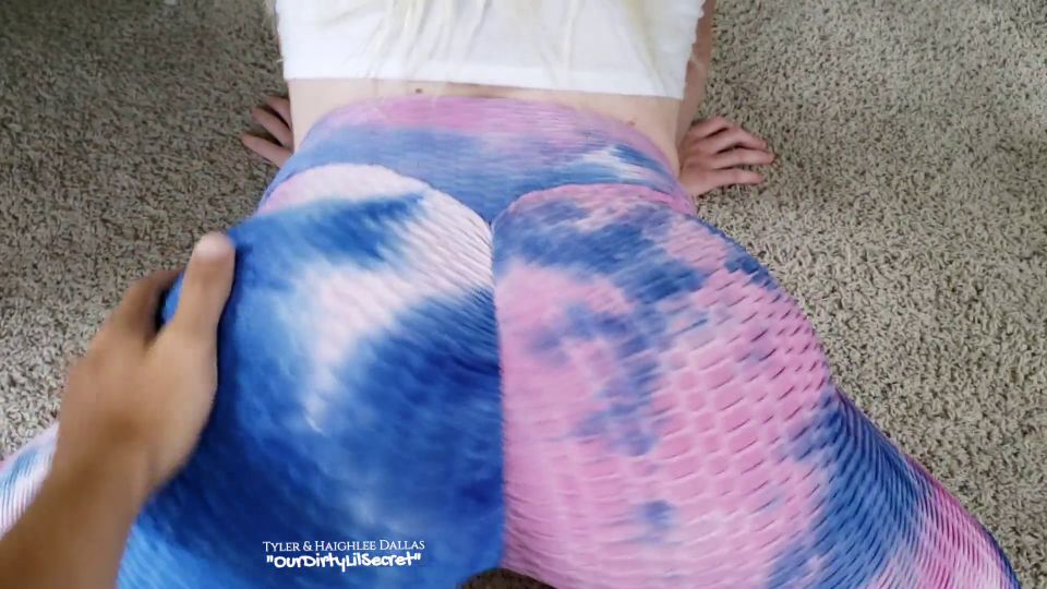 OurDirtyLilSecret Fit Babe in Leggings Sucks Throbbing Cock - POV Swallow - OurDirtyLilSecret