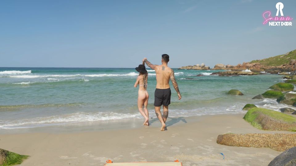 Video Senderismo a una playa Nudiste en Brasil Sexo al aire libre SammmSiguienteDo...