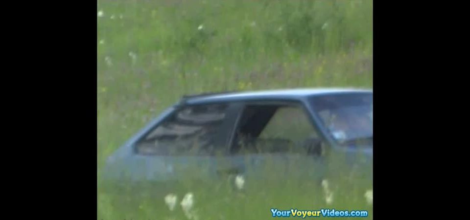 Couple spied fucking inside their  car