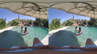 online xxx clip 5 Threesome by the Pool - Gear VR 60 Fps | missionary | lesbian girls valentina nappi femdom