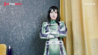 JOI You made toxic Tsuyu Asui show her taints and masturbate to make you cum