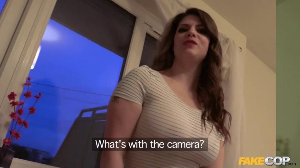 Cop Fucks Lucia in Her Tight Arse Tickling!